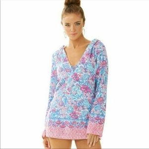 Lilly Pulitzer Highs Hooded Tunic Cover-Up.
